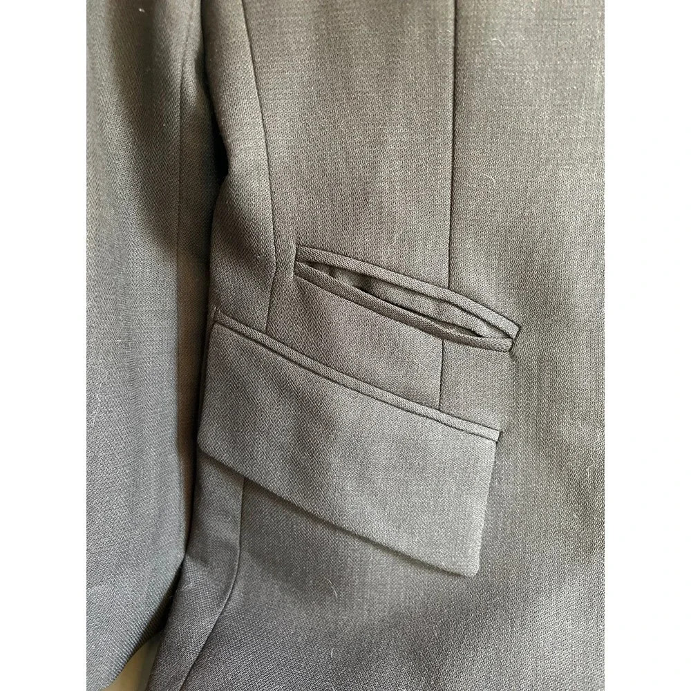 Brooks Brothers Wool Blazer Brown Size 12 Career Business Interview Work - Picture 2 of 5